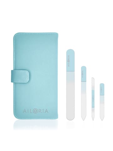 Ailoria CONTOUR PRIME Glas-Nagelfeilenset in blau