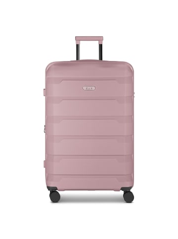 D&N South Dakota 4 Rollen Trolley L 76 cm mit Dehnfalte in rose gold