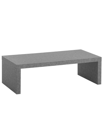 KADIMA DESIGN Couchtisch 110x55x35 cm Sofatisch in Beton-Optik Zeitlos, Design in Grau