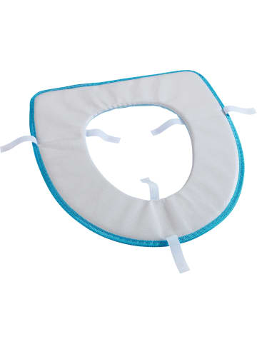 Wenko WC-Sitzpolster in blau