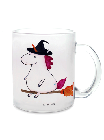 Mr. & Mrs. Panda Teetasse Einhorn Hexe ohne Spruch in Transparent