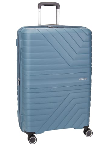 American Tourister Trolley Flytwist Spinner 77 in Storm Blue