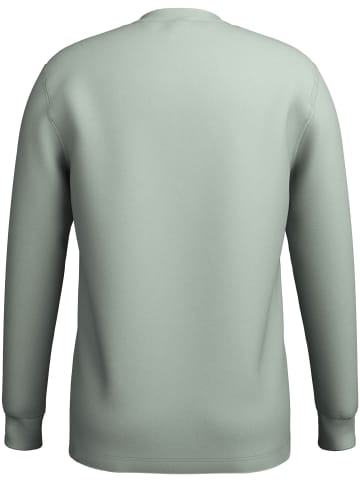 Man's World Rundhalsshirt in grüngrau