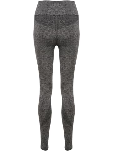 Newline Leggings Jaquard Damen in CHARCOAL GREY/TRUE BLACK