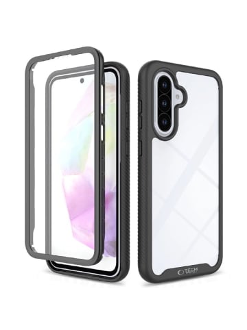 TechProtect Tech-Protect Defense Case 360 Grad Rundumschutz Handyhülle vorne in Schwarz