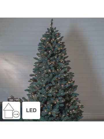 STAR Trading LED Lichterkette ,Crispy Ice White', 25m in Silber