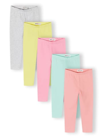 Minoti 5-er Pack Leggings 30LEGGING100 in pink