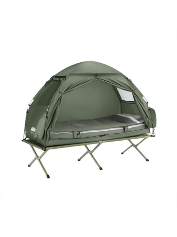 SoBuy Campingzelt in Olivgrün matt - (W) 86 x (H) 160 x (L) 193 cm