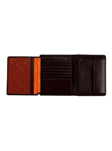 Golden Head Capri Geldbörse RFID Leder 10,5 cm dunkelbraun