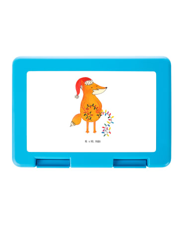 Mr. & Mrs. Panda Brotbox Fuchs Weihnachten ohne Spruch in Weiß