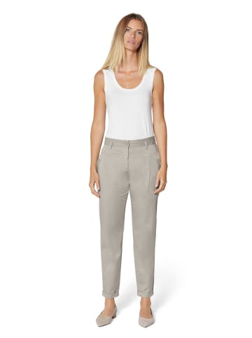 MADELEINE Chino-Hose mit Bundfalten in kitt
