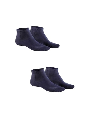 Hudson Sneakersocken Only 2-Pack hautfreundlich in Marine-mel.