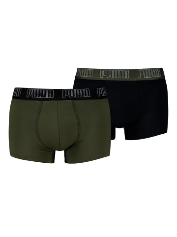 Puma Boxershort 2er Pack in Schwarz/Grün