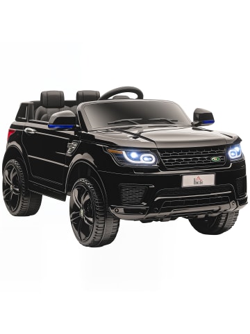 HOMCOM 12V Kinderauto 5 km/h 3-5 Jahre Kinder Schwarz