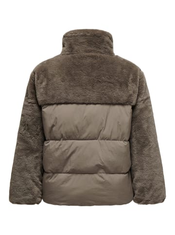 ONLY Carmakoma Daunenjacke in Walnut
