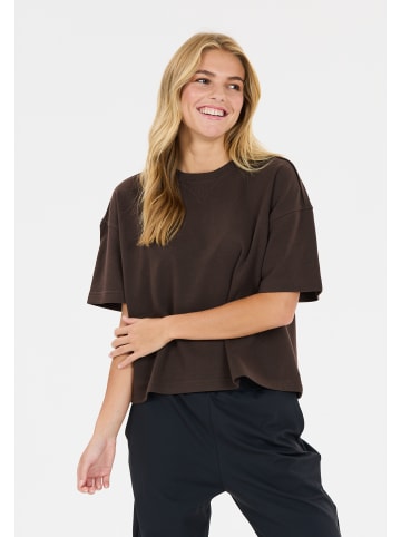 Athlecia T-Shirt Crecy in 1294 Chocolate Torte
