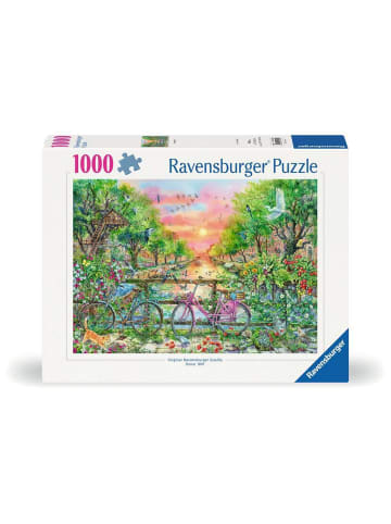 Ravensburger Ravensburger Puzzle 1.000 Teile Verträumte Fahrräder in Amsterdam in bunt