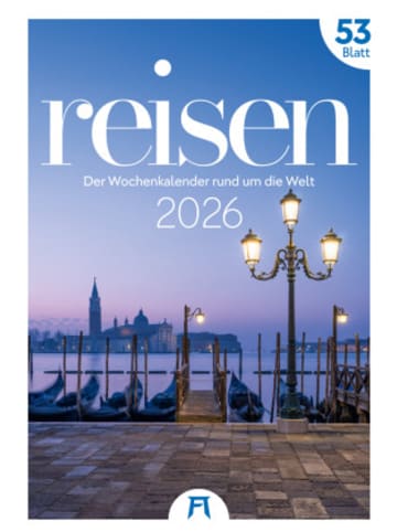 Ackermann Kunstverlag Kalender - Reisen Wochenkalender 2026