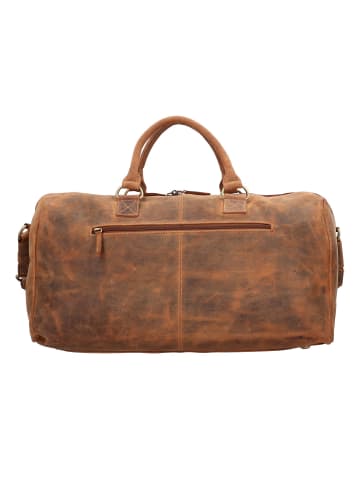 Greenburry Vintage Weekender Reisetasche Leder 50 cm in braun