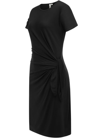ragwear Shirtkleid Knotta in Black