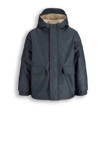 Coccodrillo Gummierte Regenjacke in schwarzgrau