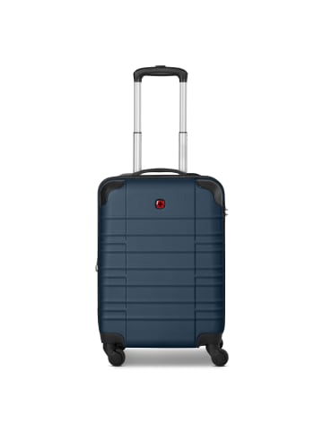 Wenger Amplar Evo 4 Rollen Kabinentrolley S 53 cm mit Dehnfalte in navy blue