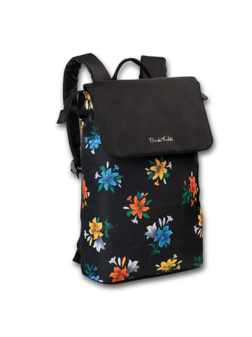Frida Kahlo Nylon Cityrucksack Frida Kahlo Rucksack schwarz ca. 27cm