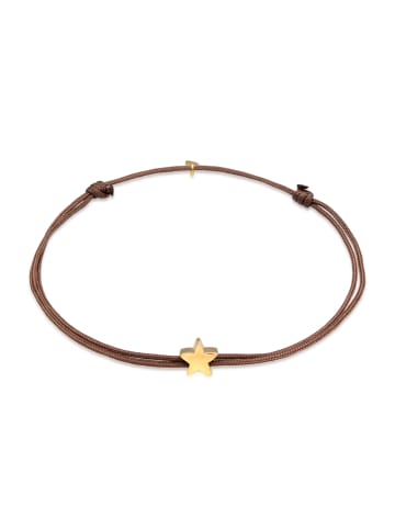 Elli Armband 925 Sterling Silber Sterne, Astro, Stern in Braun