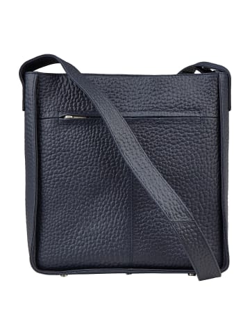 VLD VOi Leather Design Hirsch Umhängetasche Leder 22.5 cm blau