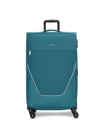 Stratic taska 4-Rollen Trolley L 76 cm mit Dehnfalte in ocean blue