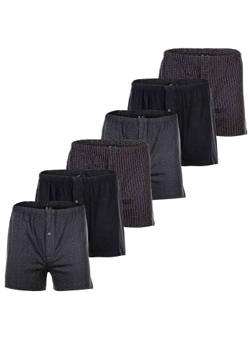 YOURBASICS Boxershort 6er Pack in SchwarzMix