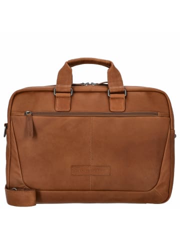 The Chesterfield Brand Seth Samuel - Laptoptasche 15" Leder 40 cm in cognac