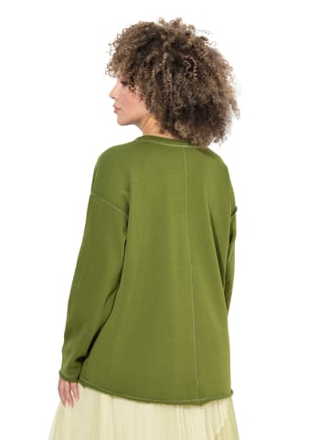 Ulla Popken Sweatshirt in tannengrün