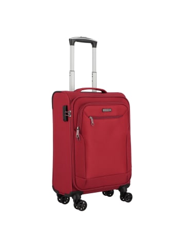 D&N Travel Line 6854 4-Rollen Kabinentrolley 55 cm bordeaux