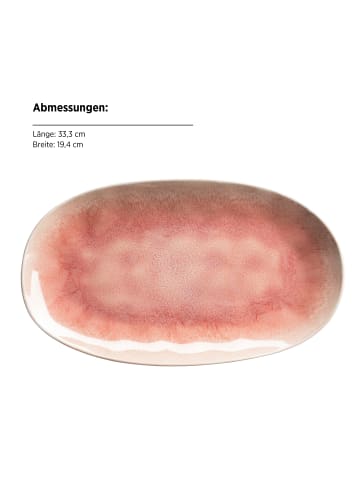 Mäser Servierplatten-Set, Steinzeug Frozen in Berry