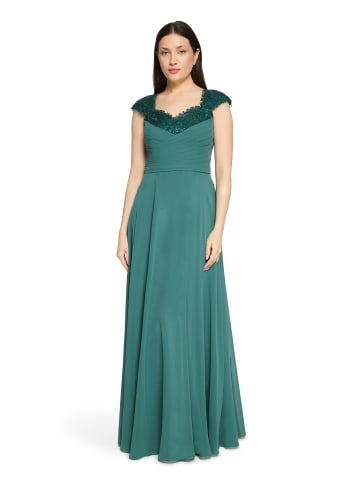 Vera Mont Abendkleid mit Pailletten in Dark Emerald