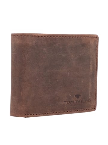 Tom Tailor Ron Geldbörse RFID Schutz Leder 10 cm in brown