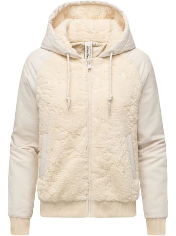 ragwear Plüschjacke Talianita YOUMODO in Ecru