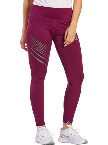 erima Race Line 2.0 Tight lang in aubergine