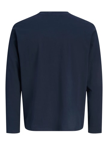 JACK & JONES Junior Langarmshirt Longsleeve Logo-Print Jjjade in navy blazer big print