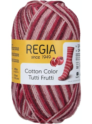Regia Handstrickgarne 4-fädig Cotton Color, 100g in Pomegra