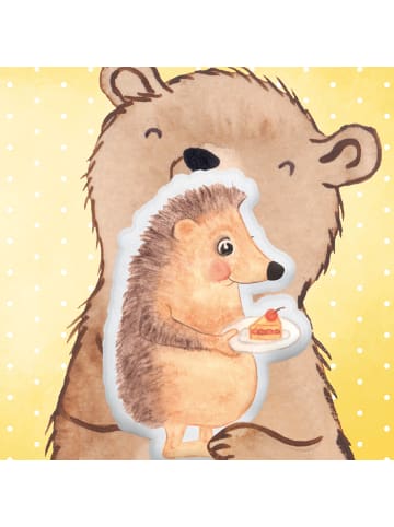 Mr. & Mrs. Panda plüschfigur Igel Kuchenstück ohne Spruch in Weiß