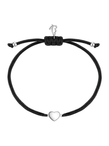 Glanzstücke München Armband Herz aus Edelstahl in silber