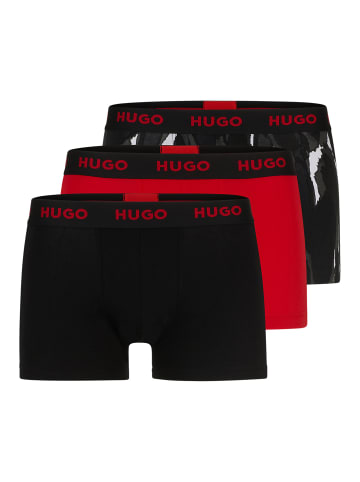 HUGO Boxershort 3er Pack in Dunkelgrau