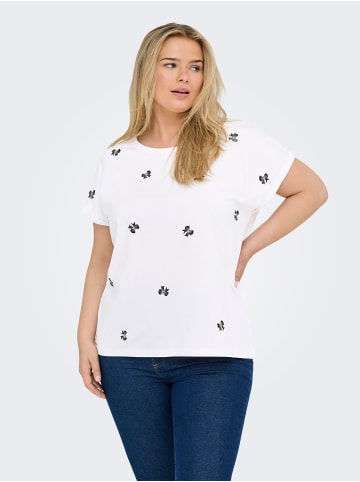 ONLY Carmakoma T-shirt in Bright White