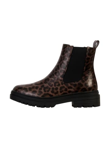 Divine Factory Stiefeletten mit Gummizug Braun