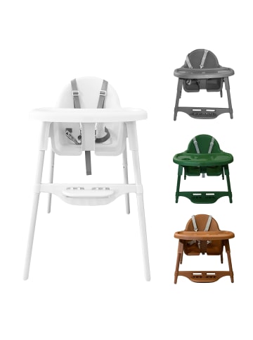 Yalion Yalion Hochstuhl für Babys, höhenverstellbar, abnehmbares Tablett