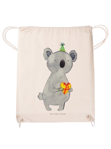 Mr. & Mrs. Panda Sportbeutel Koala Geschenk ohne Spruch in Creme