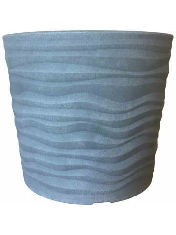 Siena Garden Pflanzgefäß Madrid Madrid 50 Ø 50x42 cm, Kunststoff in Grau in Grau