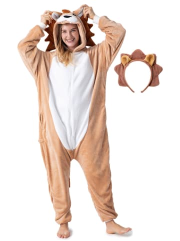 Corimori Onesie Kostüm "Löwe" in Braun